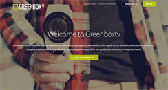 Desktop Screenshot of greenboxtv.co.uk