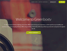 Tablet Screenshot of greenboxtv.co.uk